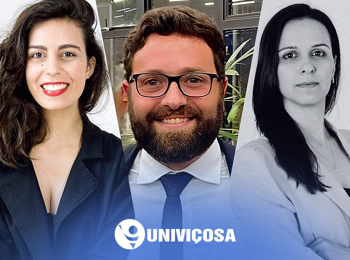 Notícia - As alunas do Direito da Univiçosa, Valéria Fernandes Vieira e Débora Kamasche Henrique