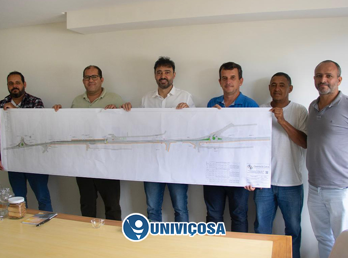 Notícia -Equipes da Univiçosa e da Prefeitura de Viçosa reuniram-se para definir o cronograma de