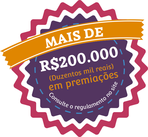 Mais de duzentos mil em premiações Mais de duzentos mil em premiações